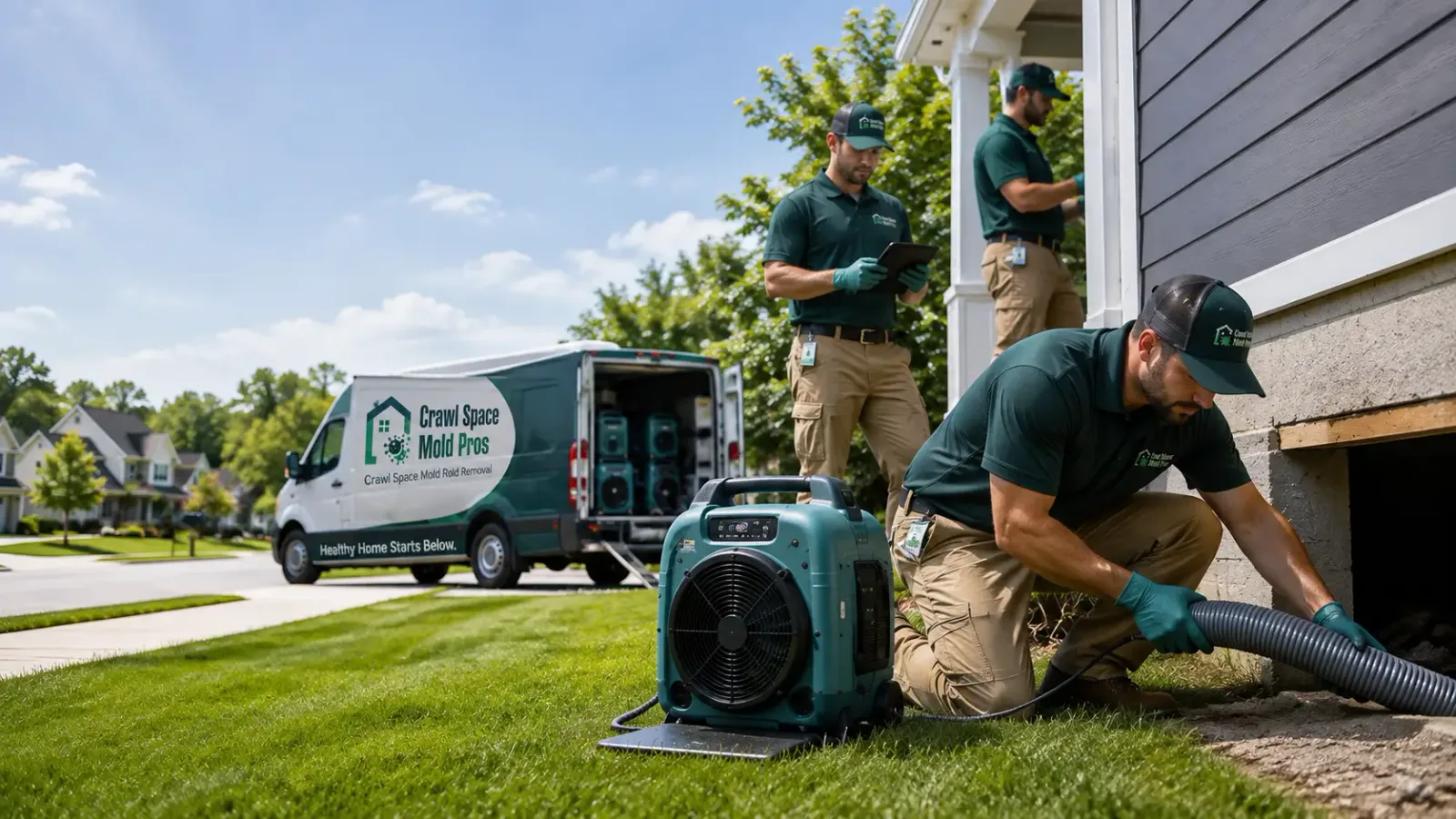Crawl Space Mold Removal in Bingen, WA